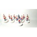 Subbuteo Andrew Table Soccer Hamburger SV 1983-84 on classic Hasbro Bases